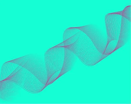 Bright color pattern pink grid lines on a blue background. Illustrazione stock