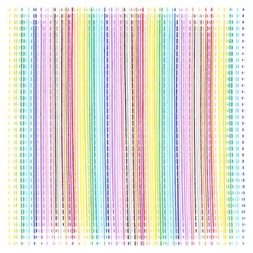Bright color vertical dotted lines pattern Stock Illustration