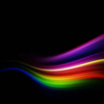 Bright color wave Stock Illustration