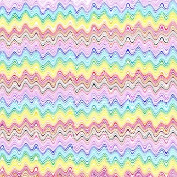 Bright color wavy lines pattern 스톡 일러스트