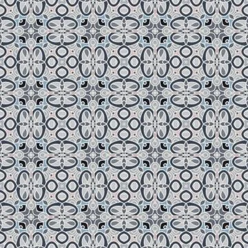 Bright colorabstract geometric pattern, vector seamless Illustrazione stock