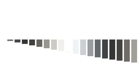 Bright Colored Bars Chart Pattern Emerging From Monochrome Palette Row Stock Footage 118984615