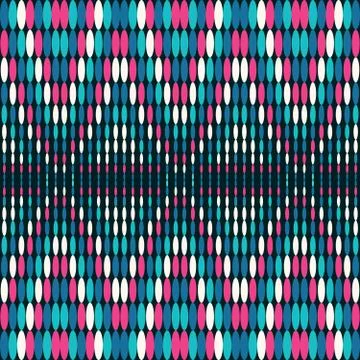 Bright colored circles geometric seamless pattern 스톡 일러스트