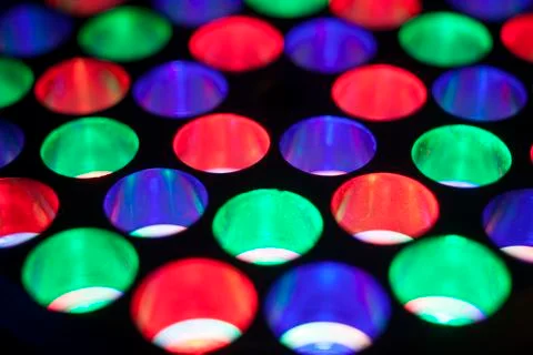 Bright colored close up background with shallow depth of field Stock Photos