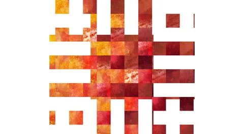 Bright colored cloud squares. Abstract background. Gradient pattern. Grunge s Stock Illustration