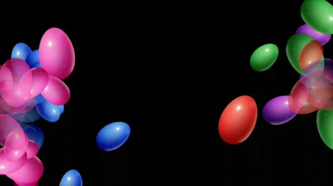 Bright colored easter egg Video stock 681692