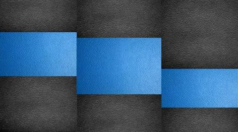 Bright colored geometric abstraction of rectangular shapes with leather texture Illustrazione stock