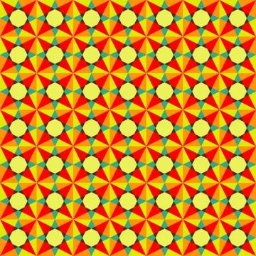 Bright colored geometric seamless pattern Stock Illustration