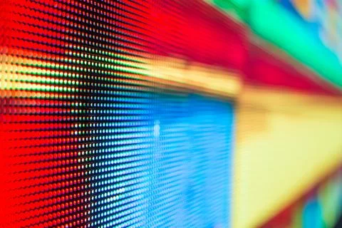 Bright colored LED smd screen Foto stock