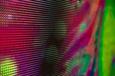 Bright colored LED smd screen Stock Photos