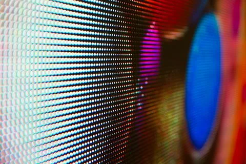 Bright colored LED smd screen Stock Photos