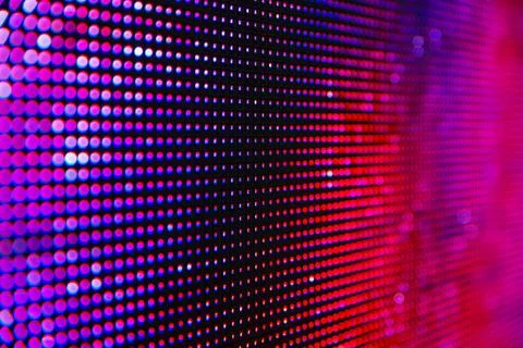 Bright colored LED smd screen Stock Photos