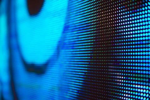 Bright colored LED smd screen Stock Photos