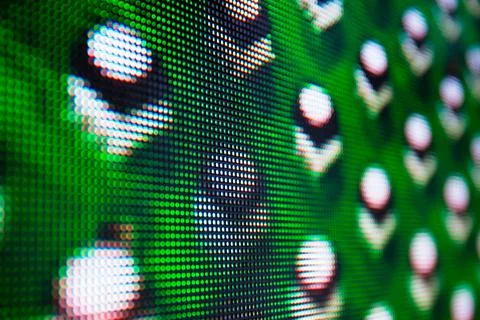 Bright colored LED smd screen Stock Photos