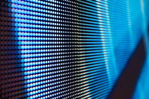 Bright colored LED smd screen Stock Photos