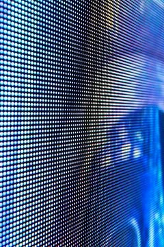 Bright colored LED smd screen Stock Photos