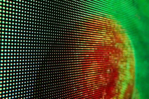 Bright colored LED smd screen Stock Photos