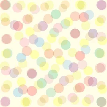 Bright colored light transparent balls background pattern Stock-Illustration