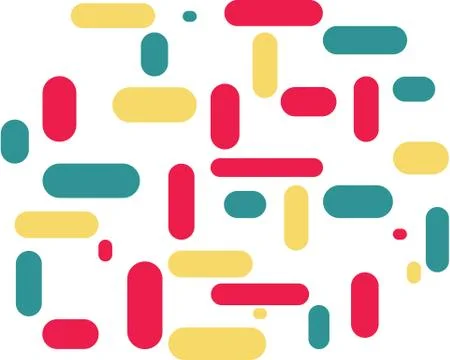 Bright colored lines rhythm dynamics visualization geometric background Stock Illustration