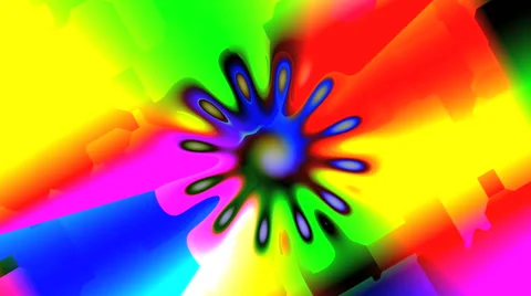 Bright colored mandala Stock Footage 56927195