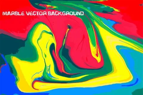 Bright colored marble pattern. Fluorescent liquid background. Artwork abstract Stock Illustration