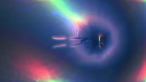 Bright colored moving light from left to right Video stock 320139984