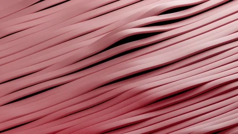 Bright colored wavy pattern abstract background. 3d seamless loop Stock Footage 277130256