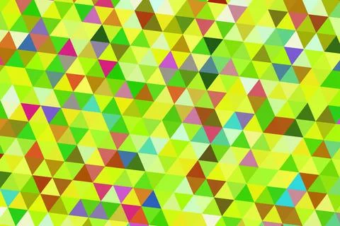 Bright colorful abstract geometric pattern with triangles Stock Illustration