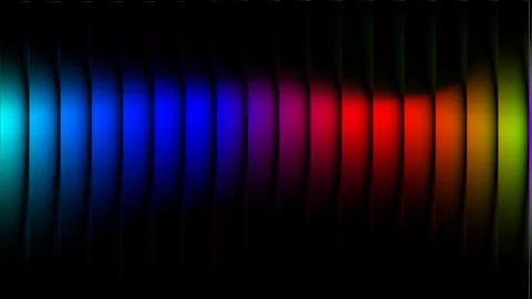 Bright colorful abstract vector wave lines background. Illustrazione stock