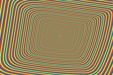 Bright colorful art striped pattern. Vector optical illusion vibrant background Stockillustratie