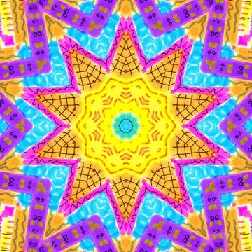 Bright colorful background with abstract pattern Illustrazione stock