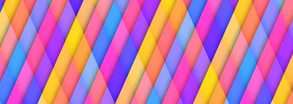 Bright colorful diagonal ribbon pattern abstract background with braided glossy Illustrazione stock