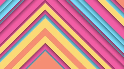 Bright Colorful Diagonal Stripes Pattern Abstract Background Stock Footage 261148855