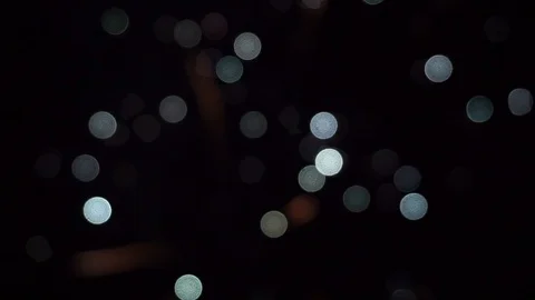 Bright colorful fireworks exploding in the dark sky. Stock Footage 100847266