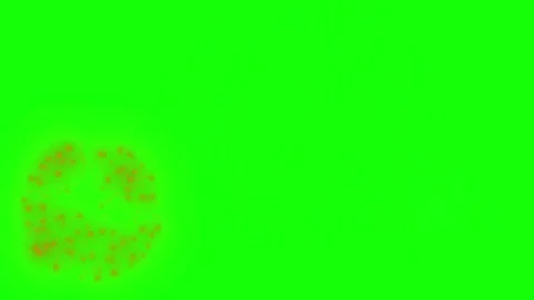 Bright colorful fireworks exploding on green screen background for easy Vídeos de archivo 347760785