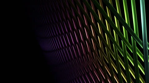 Bright Colorful Intersected Sticks Stock Footage 50194136