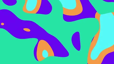 Bright colorful liquid abstract background, wallpaper from smooth movement .. Stock Footage 314042952