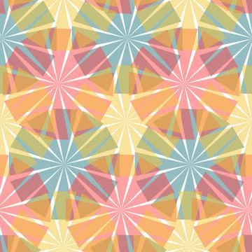 Bright colorful seamless pattern, blue red yellow umbel flower for textile Illustration