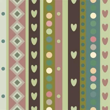 Bright Colorful seamless pattern Stock Illustration