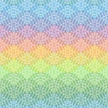Bright colorful seamless pattern. Rainbow bright lilac pink green purple blue Stock Illustration