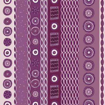Bright Colorful seamless shapes pattern Stock Illustration