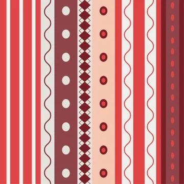 Bright Colorful seamless shapes pattern Stock Illustration