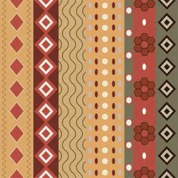 Bright Colorful seamless stripes pattern Stock-Illustration