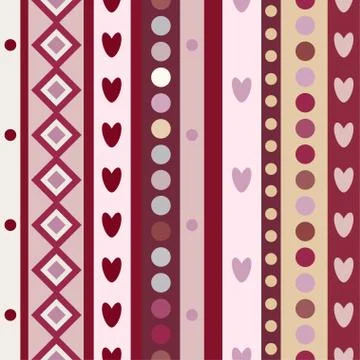Bright Colorful seamless stripes pattern Stock Illustration
