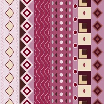 Bright Colorful seamless stripes pattern Stock Illustration