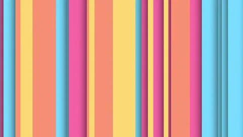 Bright Colorful Vertical Stripes Pattern Abstract Background Stock Footage 261148845