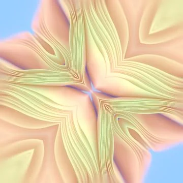 Bright colorful wave pattern. Abstract digital illustration. 3d rendering Stock Illustration