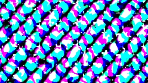 Bright colors and patterns in textured background design Stock Footage 338187025