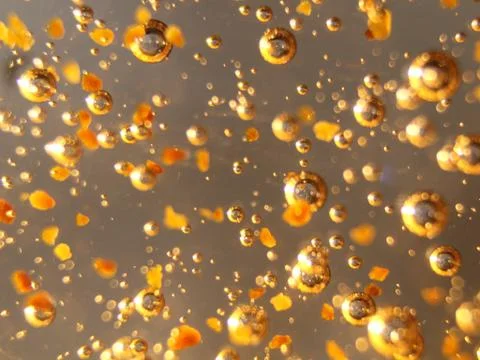 Bright colors bubbles effects Abstract Bubbles Shampoo Fotos Stock