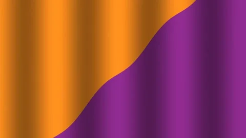 Bright colors create abstract wave patterns on fabric Stock Footage 338228294